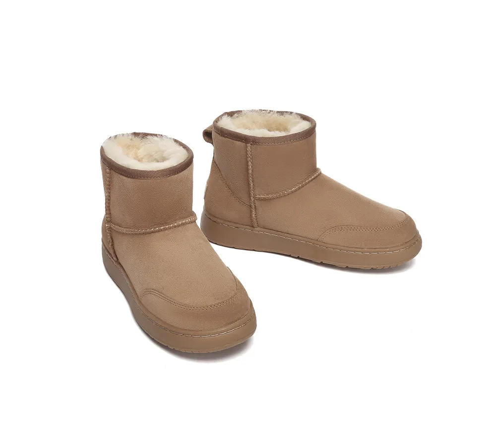 Women Men Sheepskin Wool Ankle Mini Classic Outdoor Boots